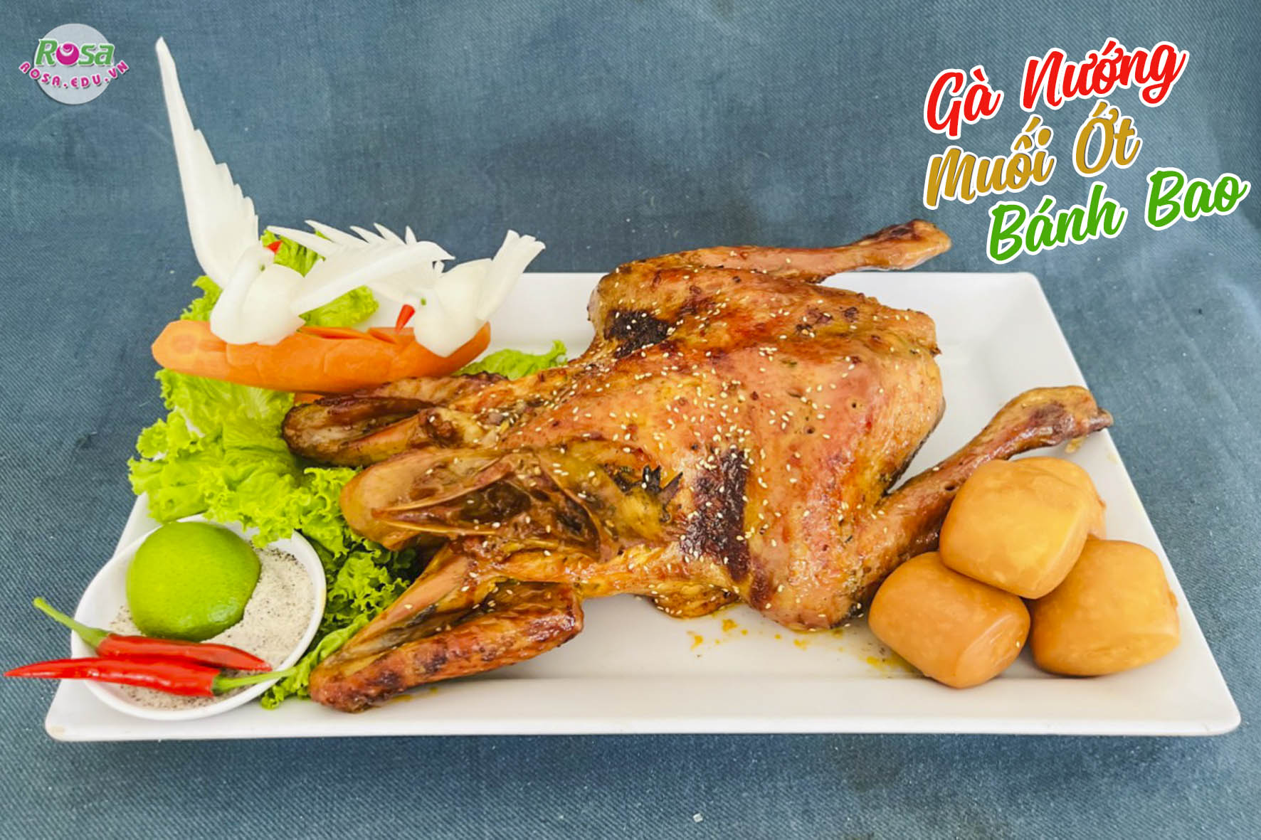 Chuyên đề học làm GÀ NƯỚNG MUỐI ỚT - Da vàng giòn, thịt thấm vị, ăn là mê - mở quán kinh doanh PVN244