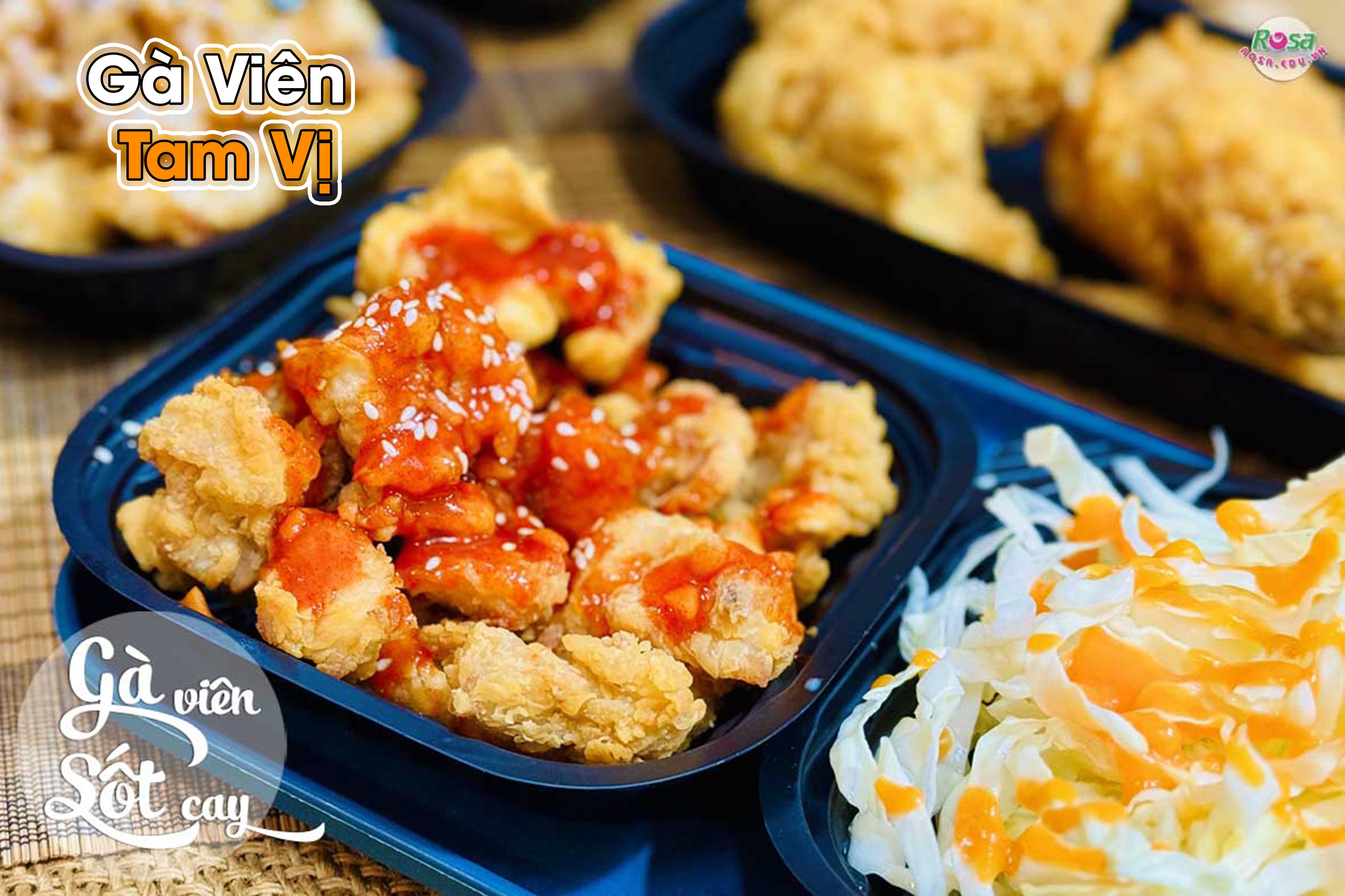 Công Thức học làm GÀ VIÊN TAM VỊ HOT TREND 2024 mở quán kinh doanh 炸鸡 Fried chicken ball PVN612