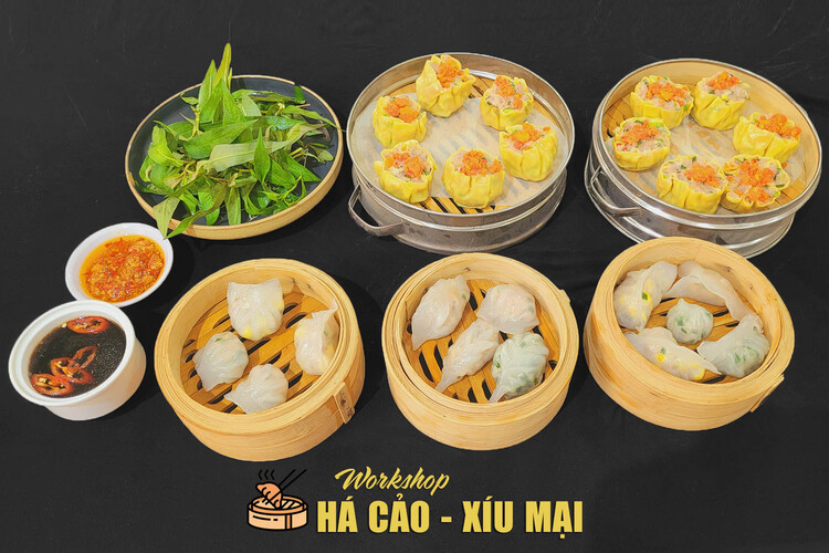 Workshop Học Làm Dim sum : Há Cảo, Xíu Mại PVN885