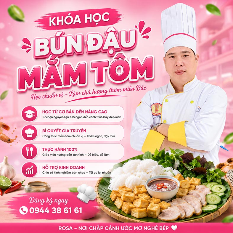 Chuyên đề Học Cách Làm Bún Đậu Mắm Tôm Cực Ngon - Mở quán Kinh doanh, mở quán nhậu PVN1408