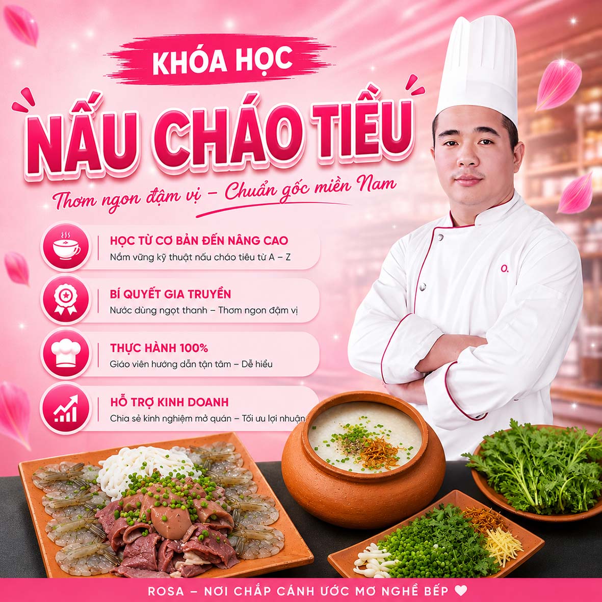 Chuyên Đề Học Cách Nấu Cháo Tiều (Cháo Triều Châu) Chuẩn Vị Người Hoa - Mở Quán Kinh Doanh Cháo Gia Truyền