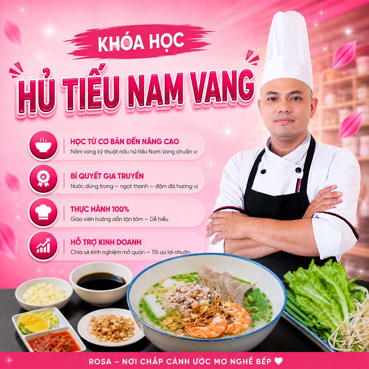 Chuyên đề học cách nấu HỦ TIẾU NAM VANG cực ngon chuẩn vị Campuchia PVN1246