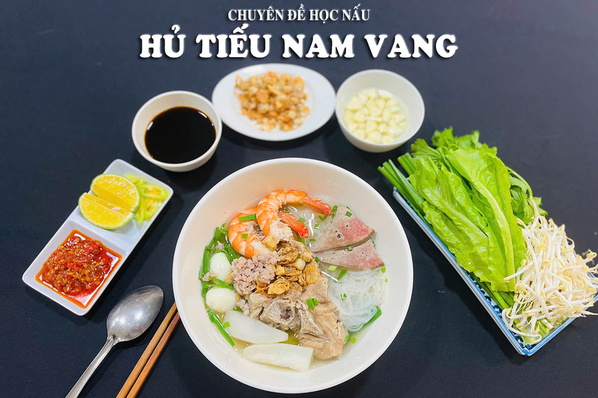 Chuyên đề học cách nấu HỦ TIẾU NAM VANG cực ngon chuẩn vị Campuchia PVN1246