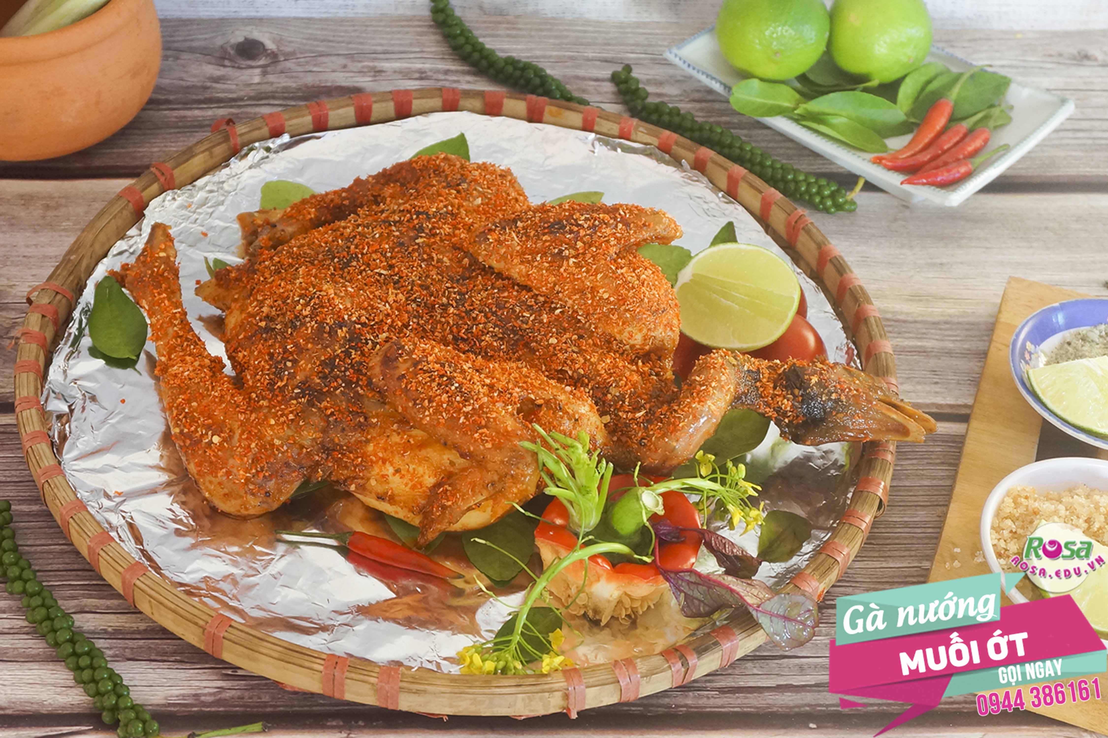 Công Thức Học Làm Gà Nướng Muối Ớt Bí Quyết Tạo Nên Món Ăn Siêu Hot Mở Quán Kinh Doanh PVN591