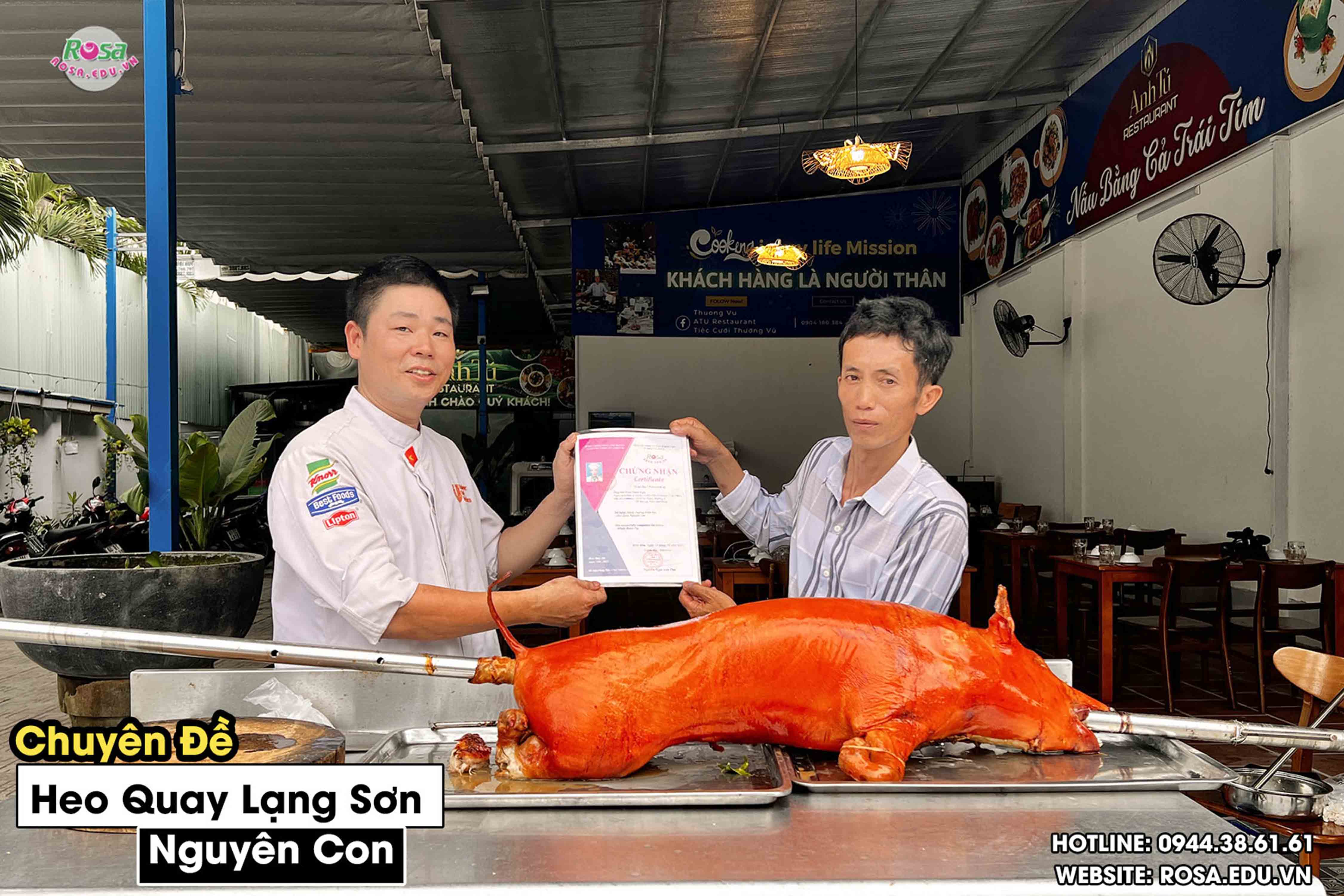 Chuyên đề học làm HEO QUAY NGUYÊN CON (HEO TO, HEO SỮA, DA GIÒN, DA CỐM) - Thơm ngon, da đẹp, món ăn đẳng cấp trong tiệc cưới và lễ, đám