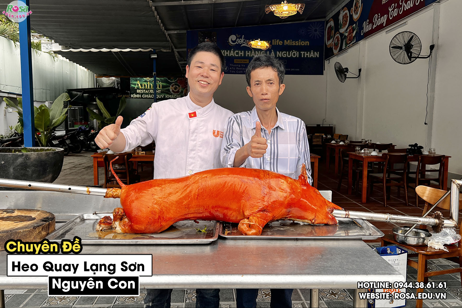 Chuyên đề học làm HEO QUAY NGUYÊN CON (HEO TO, HEO SỮA, DA GIÒN, DA CỐM) - Thơm ngon, da đẹp, món ăn đẳng cấp trong tiệc cưới và lễ, đám