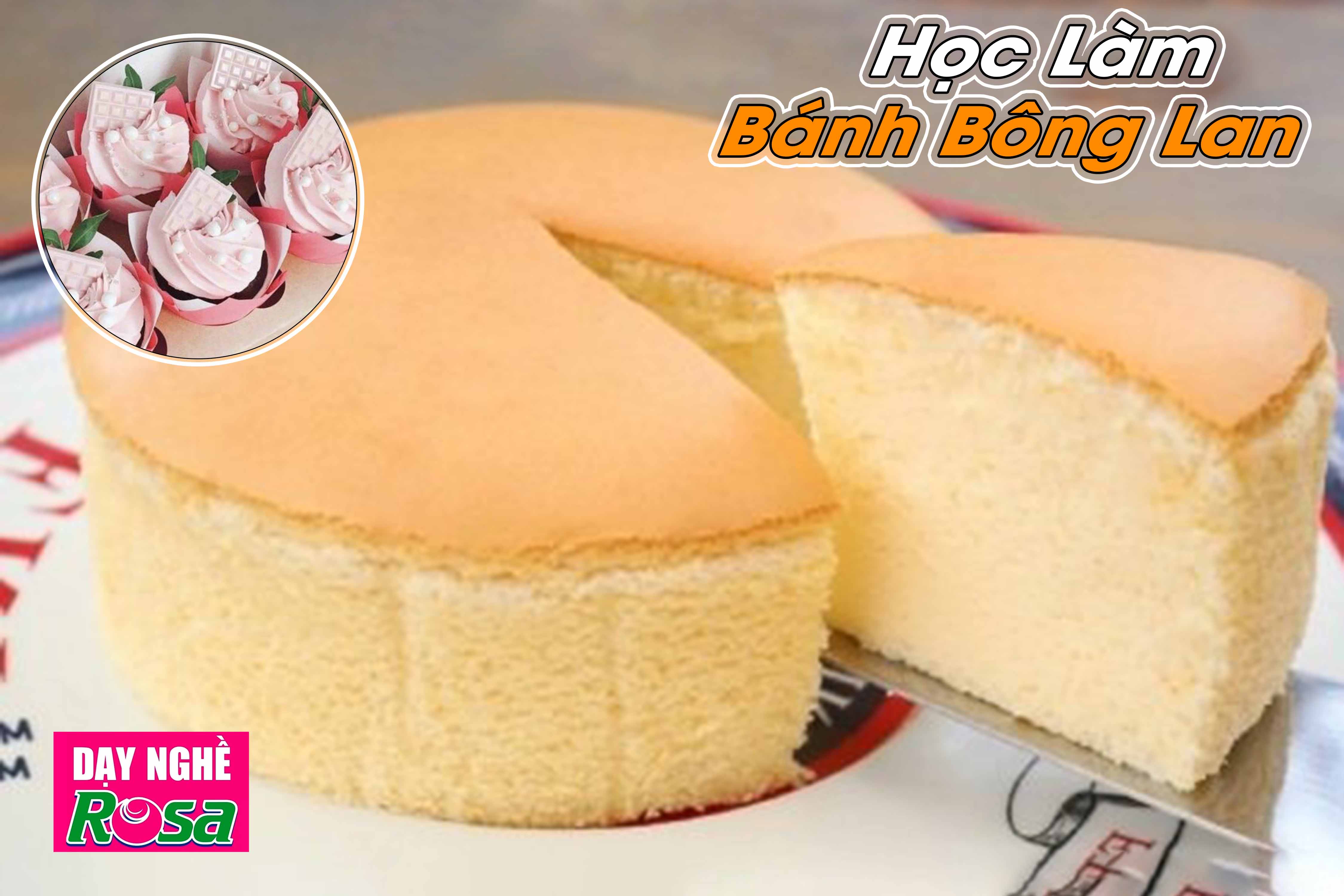 Tổng hợp chuyên đề học cách làm BÁNH BÔNG LAN từ a đến z (Sponge Cake) PVN1280