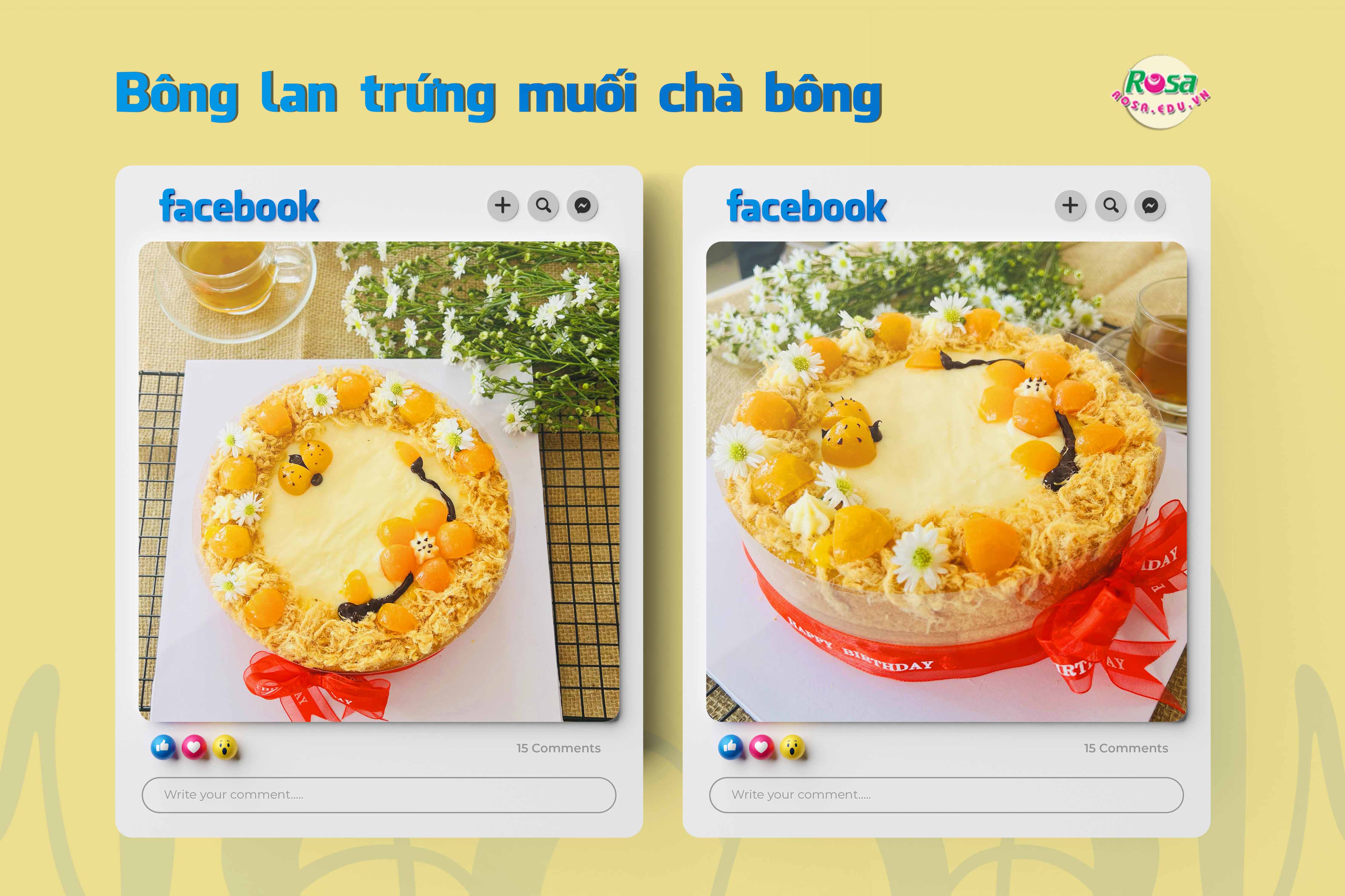 Công Thức Học Làm Bánh Bông Lan Trứng Muối Chà Bông Đậm Đà Lôi Cuốn Mở Quán Kinh Doanh PVN101