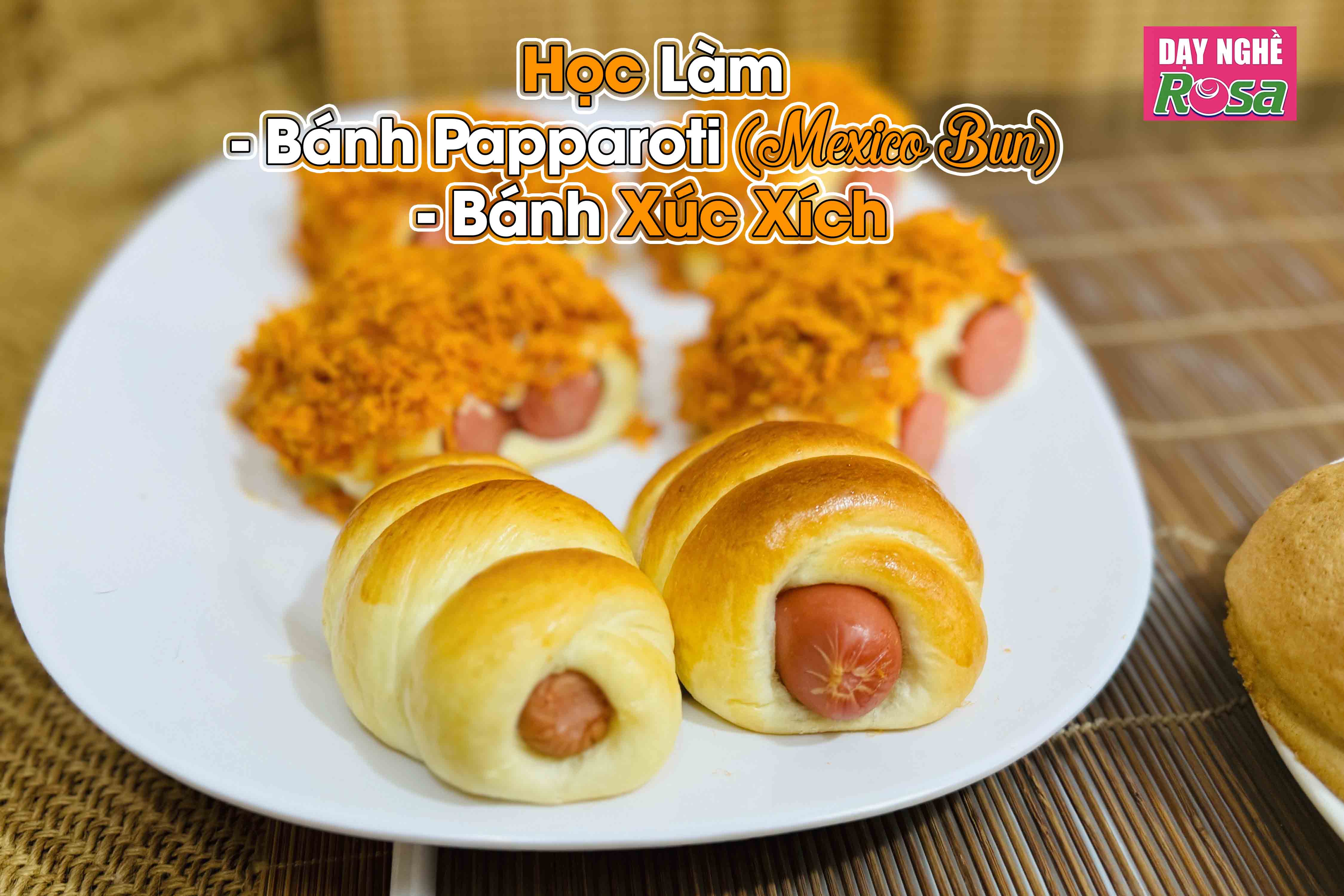 Công Thức Học Làm Bánh Mì Mặn Ngon Mềm Xốp Hương Vị Khó Cưỡng Mở Quán Kinh Doanh PVN121