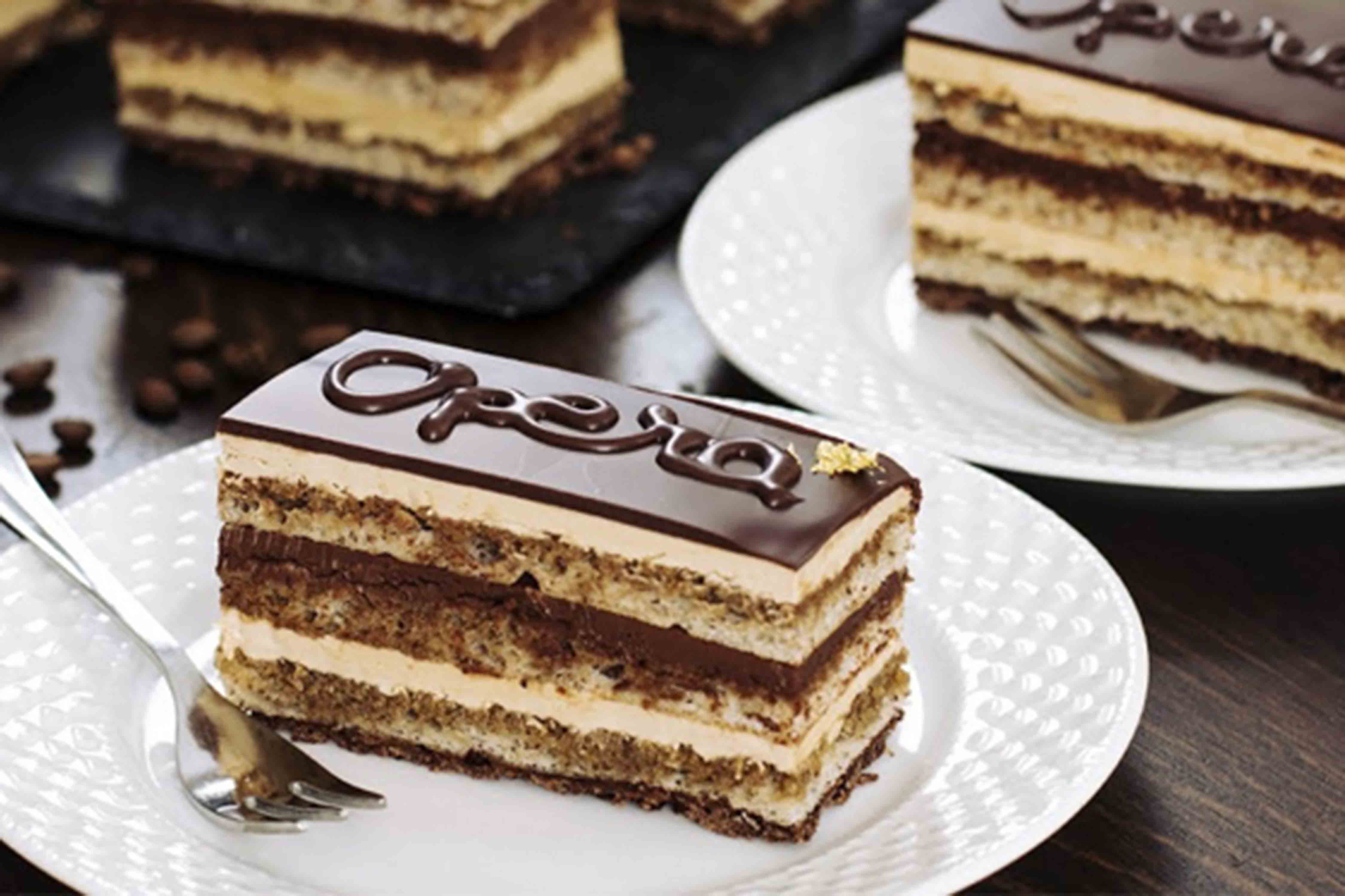 Công Thức Học Làm Bánh Opera Bông Mềm Mịn Xốp Hương Vị Tuyệt Vời PVN1034