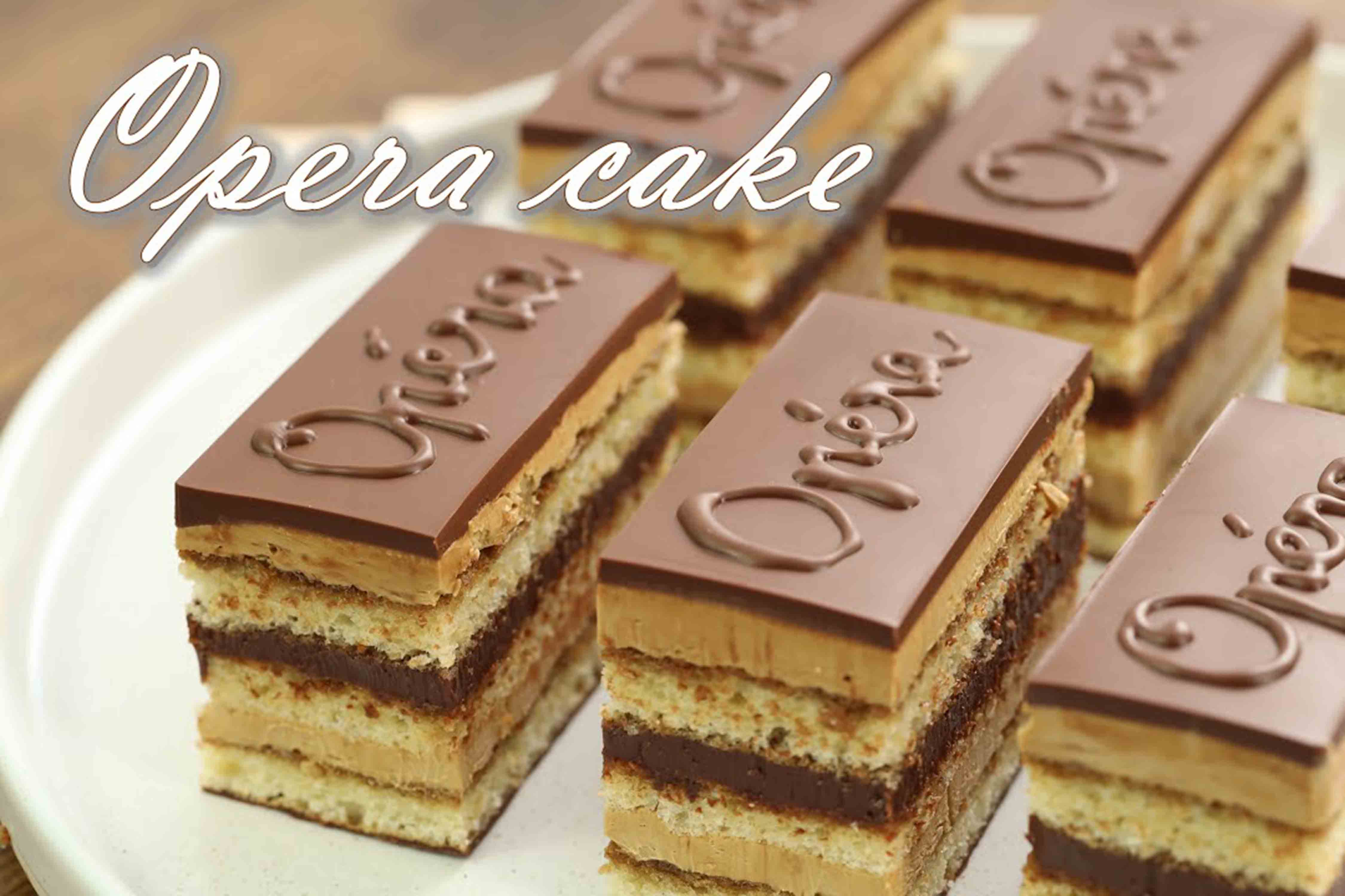 Công Thức Học Làm Bánh Opera Bông Mềm Mịn Xốp Hương Vị Tuyệt Vời PVN1034