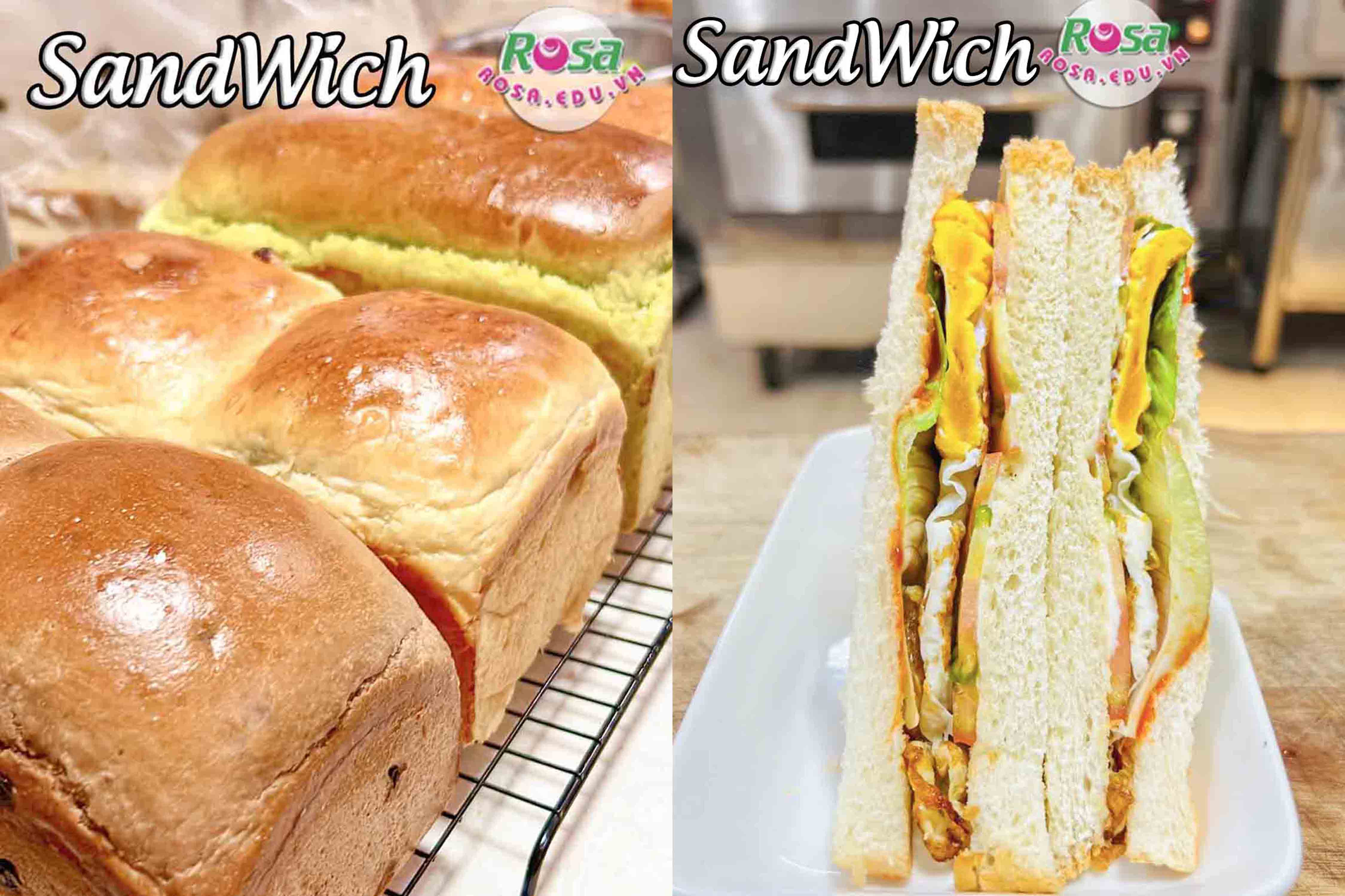 Công Thức Học Làm Bánh Mì Sandwich Lạt, Ngọt Đa Vị Mở Quán Kinh Doanh PVN1059