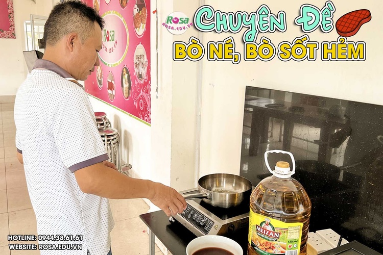 Chuyên đề học cách làm BÒ NÉ, BÒ SỐT HẺM (Sốt Hàu Phô Mai, Sốt Trứng Muối, Sốt BBQ...) PVN1228