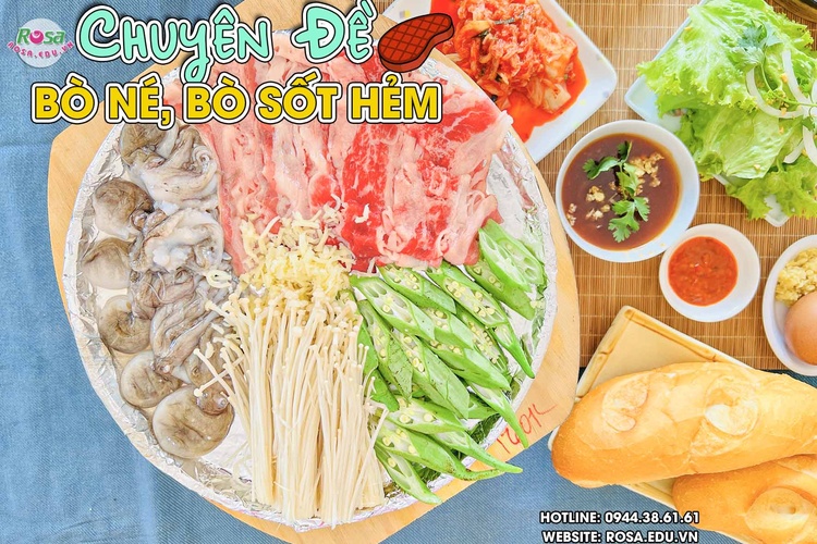 Chuyên đề học cách làm BÒ NÉ, BÒ SỐT HẺM (Sốt Hàu Phô Mai, Sốt Trứng Muối, Sốt BBQ...) PVN1228
