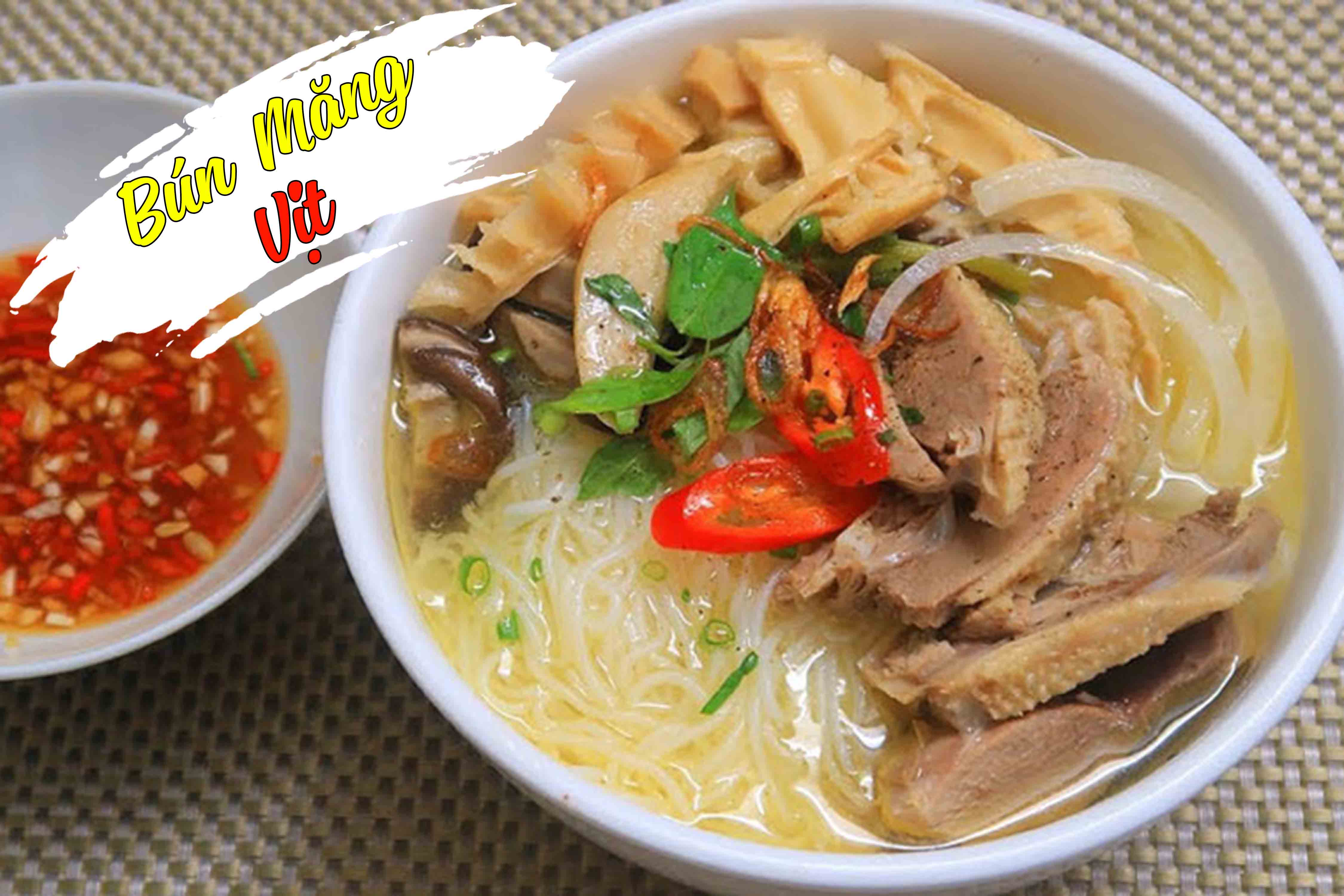 Công Thức Học Cách Làm Bún Măng Sườn + Bún Măng Bò + Bún Măng Vịt + Bún Măng Gà PVN1423