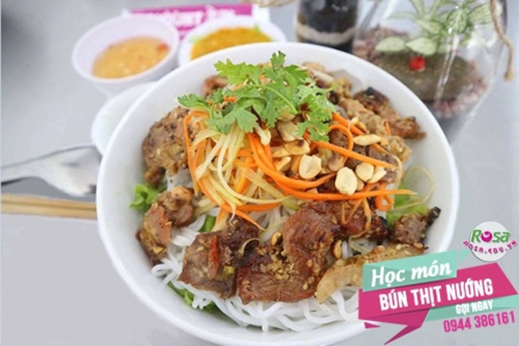 Chuyên đề học cách làm món BÚN THỊT NƯỚNG thơm ngon PVN1404