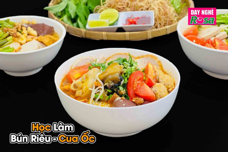 Workshop Học Làm Canh Bún + Bánh Đa + Bún Riêu Cua Ốc PVN765