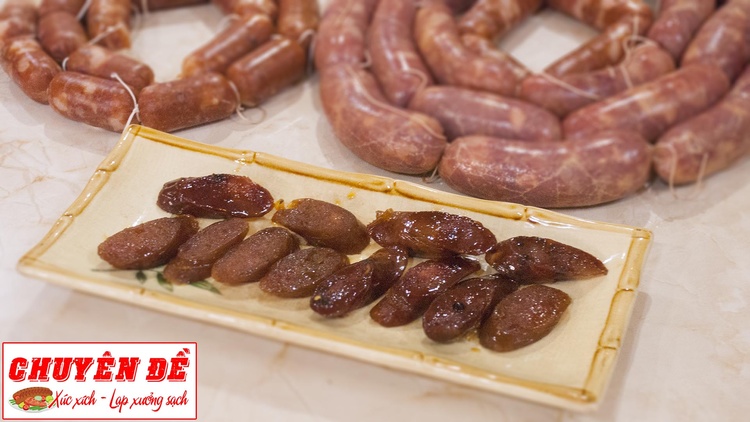 Video Online học làm XÚC XÍCH, LẠP XƯỞNG tươi, sạch kinh doanh (Sausage, Lap cheong, Chinese sausage)  PVN308