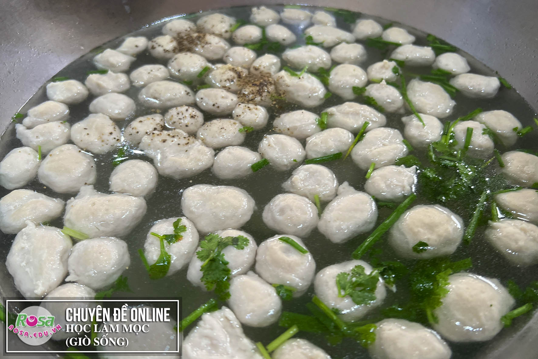 Công thức Học Cách Nấu Bún Mọc Giò Heo - mở quán chuyên kinh doanh PVN1427