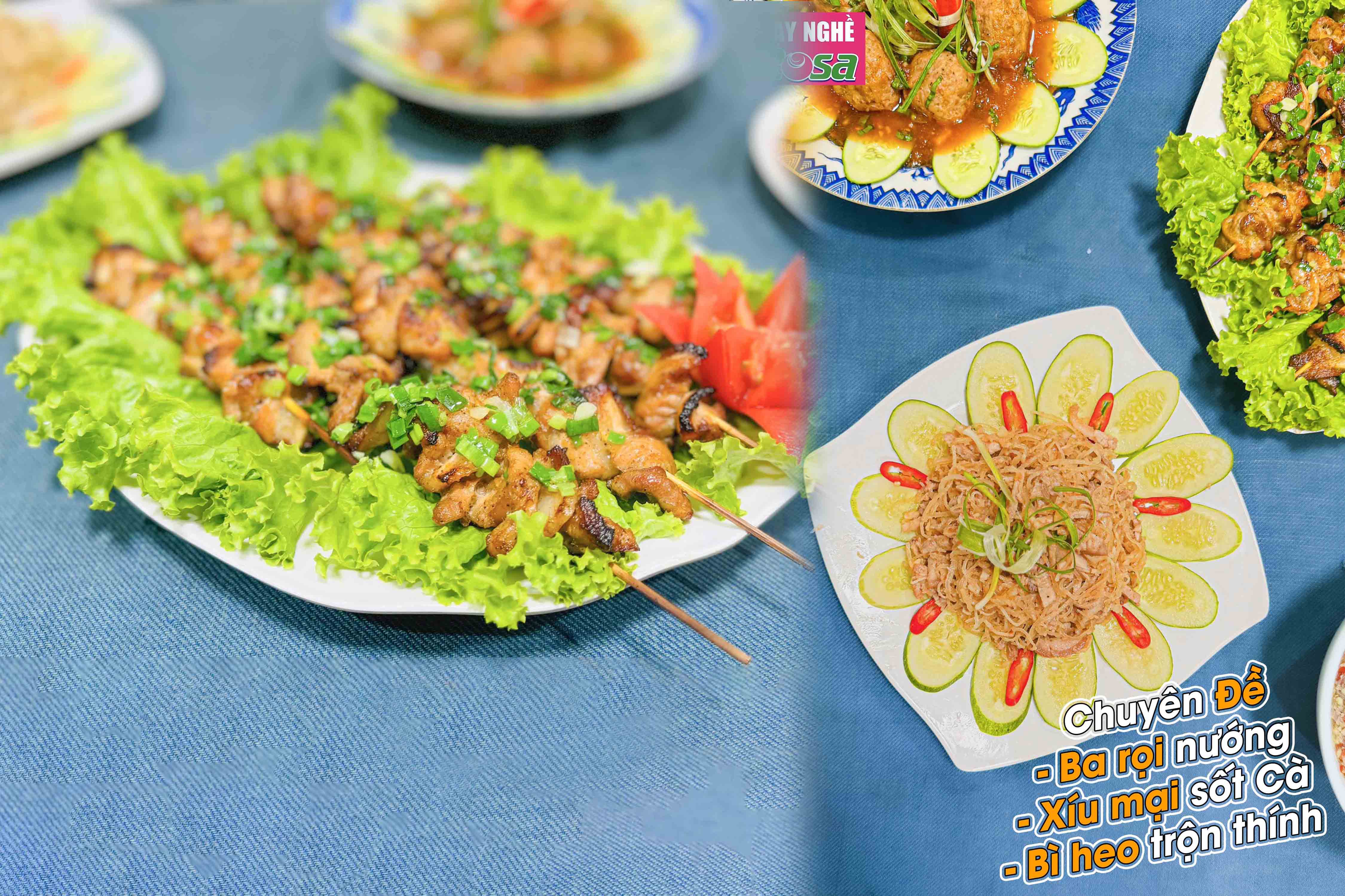 Chuyên đề Học Làm Ba Rọi Nướng Xiên Bì Heo Trộn Thính + Nước Mắm Tỏi Ớt Chua Ngọt Mở Quán Kinh Doanh PVN642