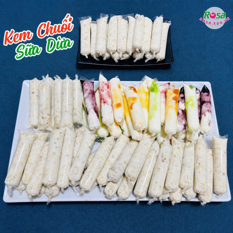 (𝐖𝐎𝐑𝐊𝐒𝐇𝐎𝐏 𝐕𝐈𝐏) Học Làm Sữa Chua và Kem Chuối Sữa Dừa _ Mở Quán Kinh Doanh (Lớp 10 học viên, học ngắn, kinh doanh ngay) PVN135