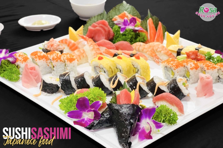 Công Thức Học Cách Làm Sushi Và Sashimi - Ẩm Thực Nhật Bản Trực Tiếp - PVN431
