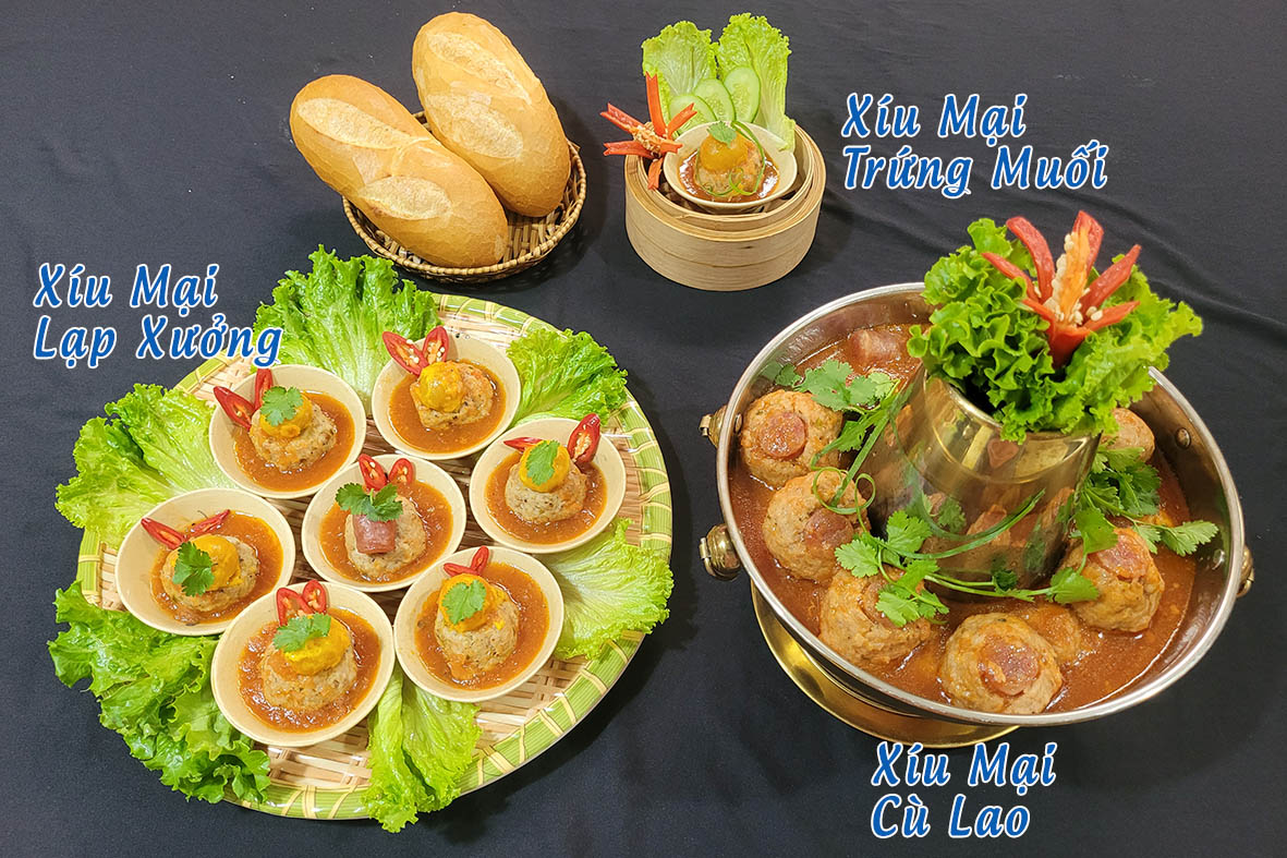 Chuyên đề Học Làm Xíu Mại Nhân Bánh Mì Việt Nam Kẹp Thịt Vietnamese Sandwich 越南麵包 PVN630