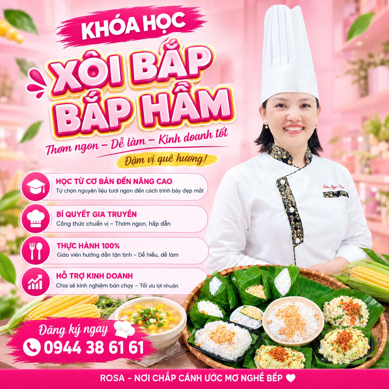 Chuyên Đề Học Cách Làm Xôi Bắp, Bắp Hầm - Bí Quyết Nấu Xôi Bắp Dẻo Thơm, Bắp Hầm Đậm Vị
