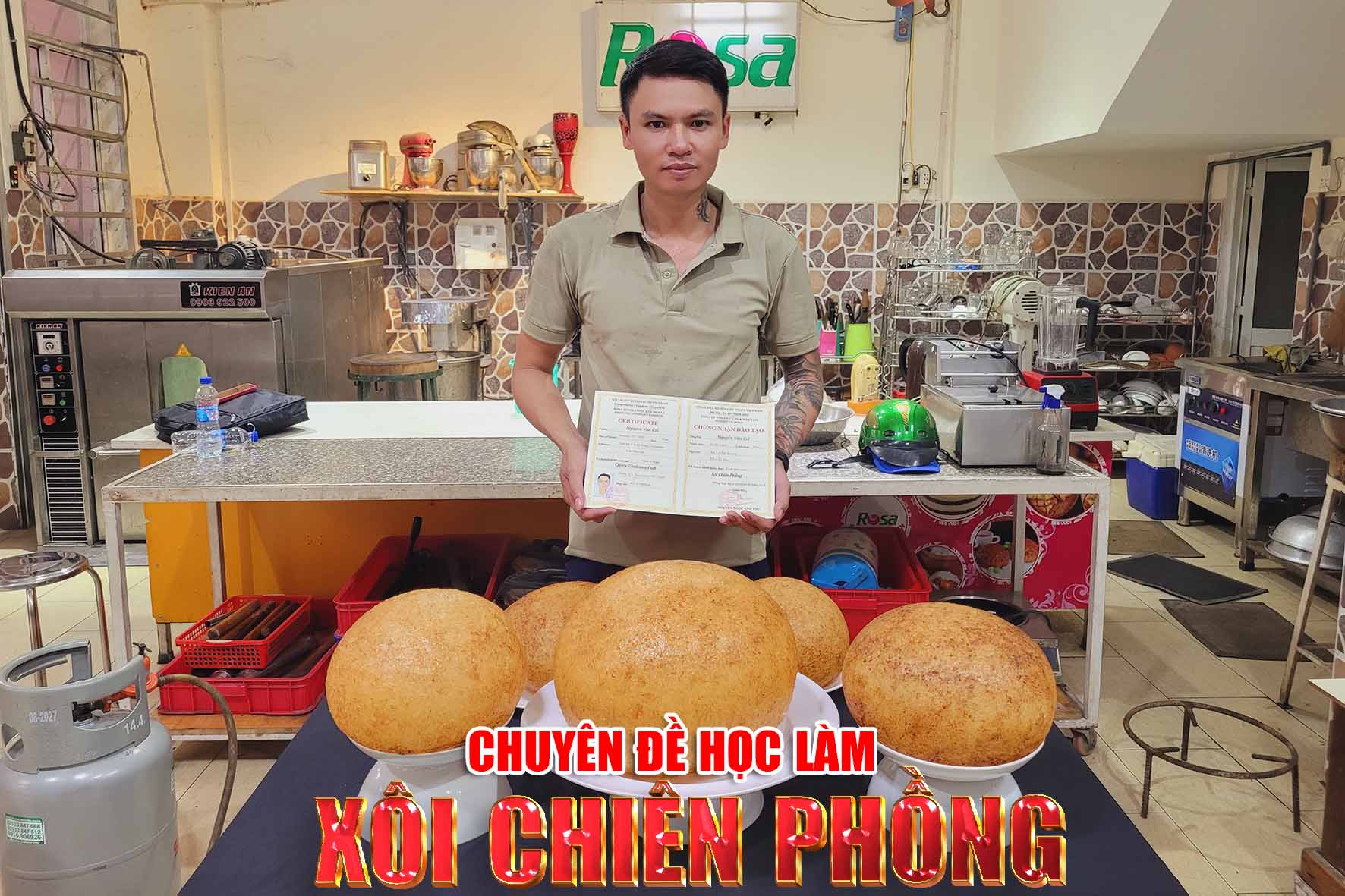 Chuyên đề học cách làm món XÔI CHIÊN PHỒNG - Đặc sản Đồng Nai - Món ngon đạt kỷ lục Châu Á PVN1077