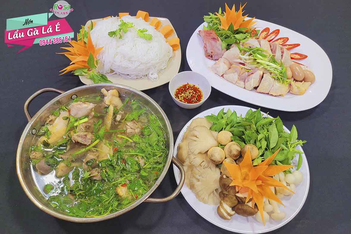 Chuyên đề học nấu LẨU GÀ LÁ É - Món ngon kinh doanh nổi tiếng Đà Lạt - Bí quyết thơm nồng, nước dùng thanh ngọt