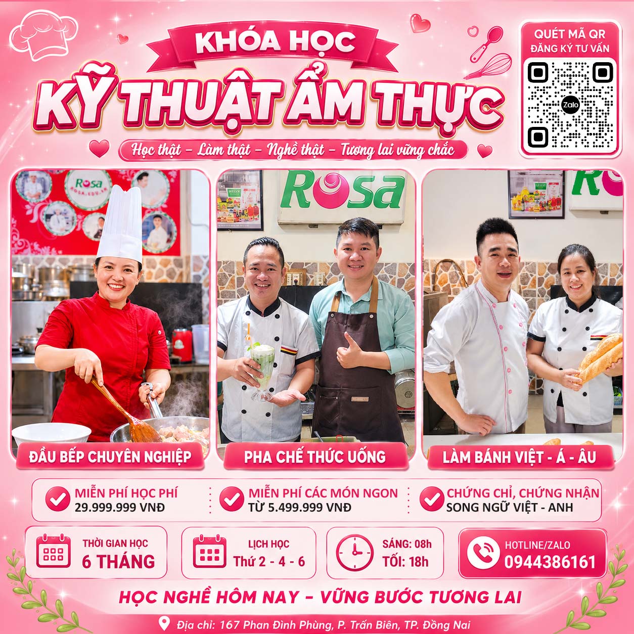 Kỹ Thuật Ẩm Thực (550 Giờ)
