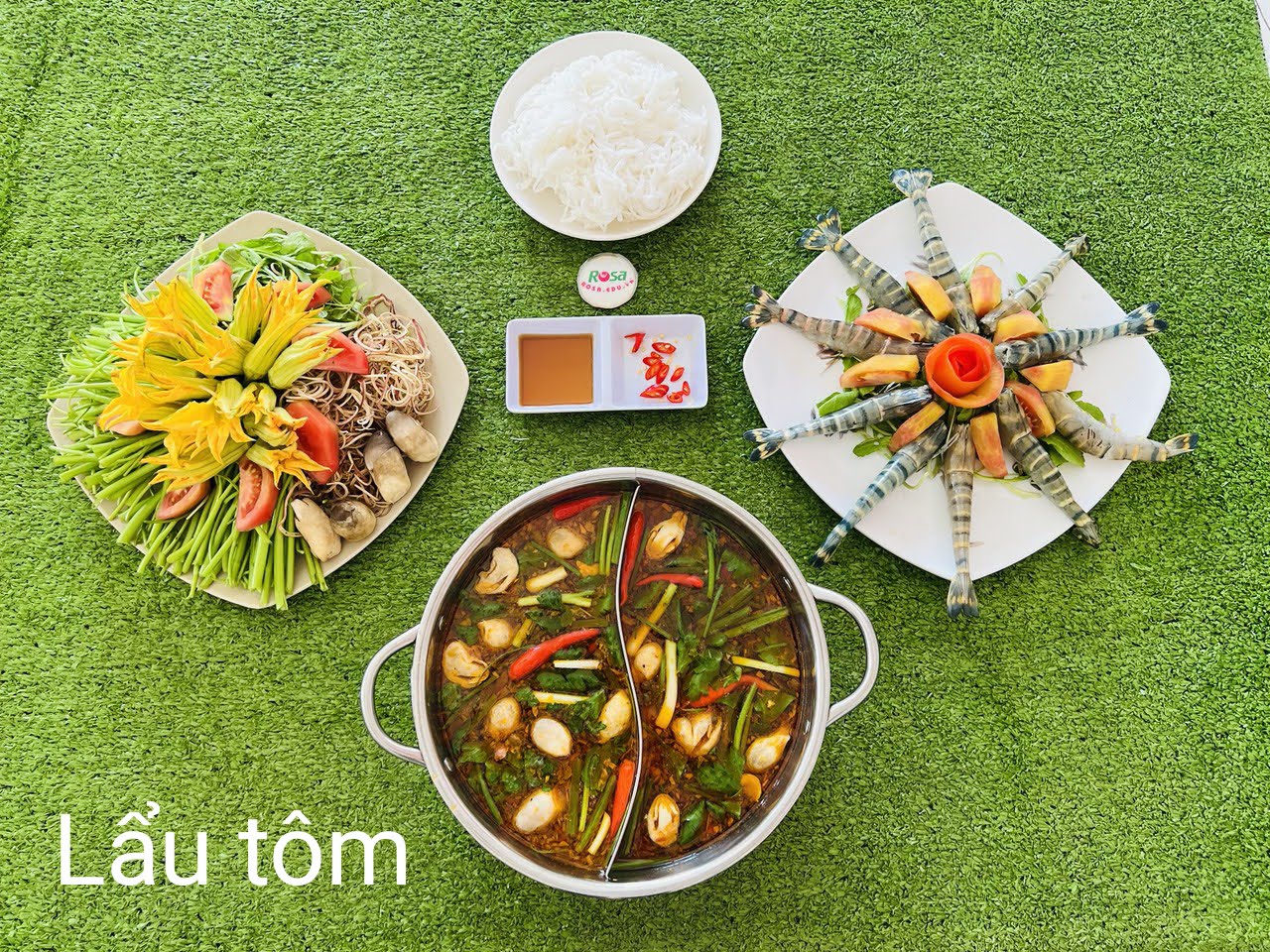 Workshop Học Làm Lẩu Hoa Đồng Nội + Lẩu Tôm (Kiểu Năm Ri - Tôm Chiên - Nước Lẩu Chua Ngọt) PVN399