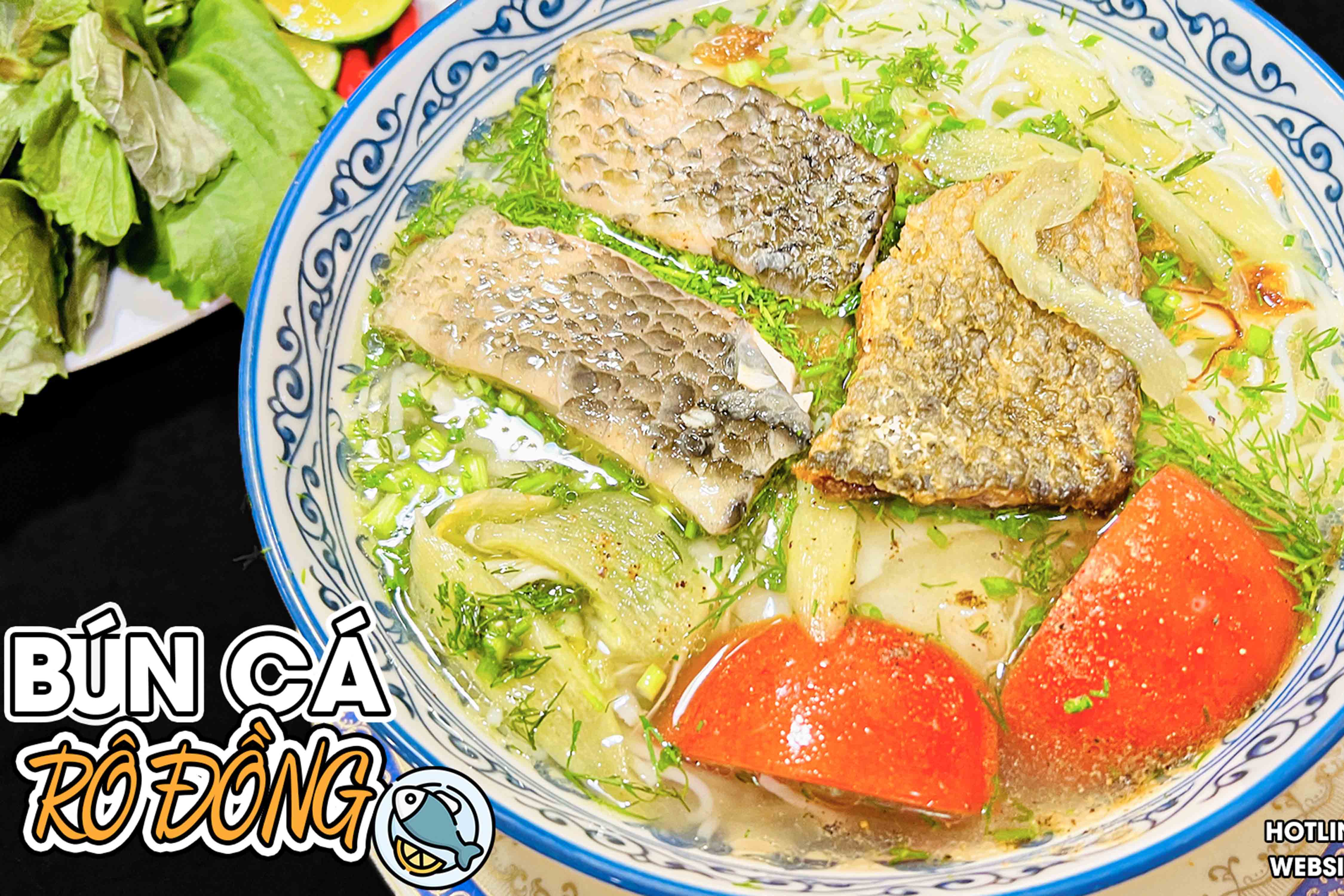 Công Thức Học Cách Nấu Món Bún Cá Rô Đồng Thơm Ngon Hấp Dẫn - Mở quán kinh doanh PVN1435