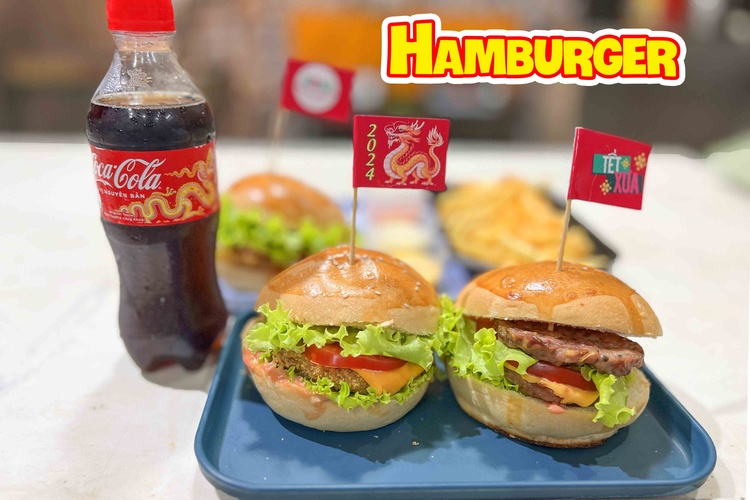 Video Online Học Làm Nhân Bánh mì Hamburger Mở Quán Kinh Doanh PVN340