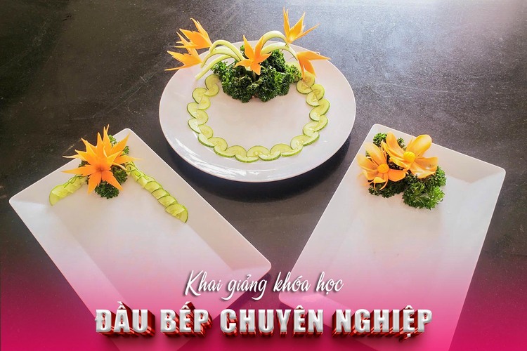 Workshop Giới Thiệu Về Nghề Cắt Tỉa, Tỉa Hoa Xiên, Hoa Ly Cà Rốt – Trang Trí Vành Dĩa  PVN1016