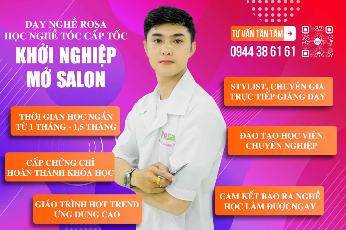 Học Cấp Tốc - Nghề Chuyên Gia Tạo Mẫu Tóc Nữ  - 1 Kèm 1 - Bao Ra Nghề_Học Nhanh Ở Biên Hòa, Đồng Nai