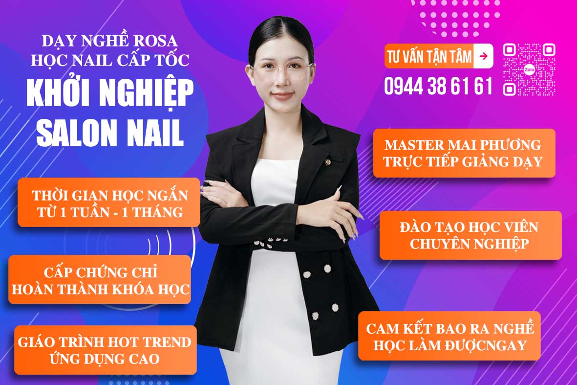 [Đào tạo Online] Nghề TRANG TRÍ MÓNG_ Nail Art Chuyên Nghiệp Cấp Tốc - Học 1 Kèm 1 Bao Ra Nghề Nhanh Ở Biên Hòa, Đồng Nai