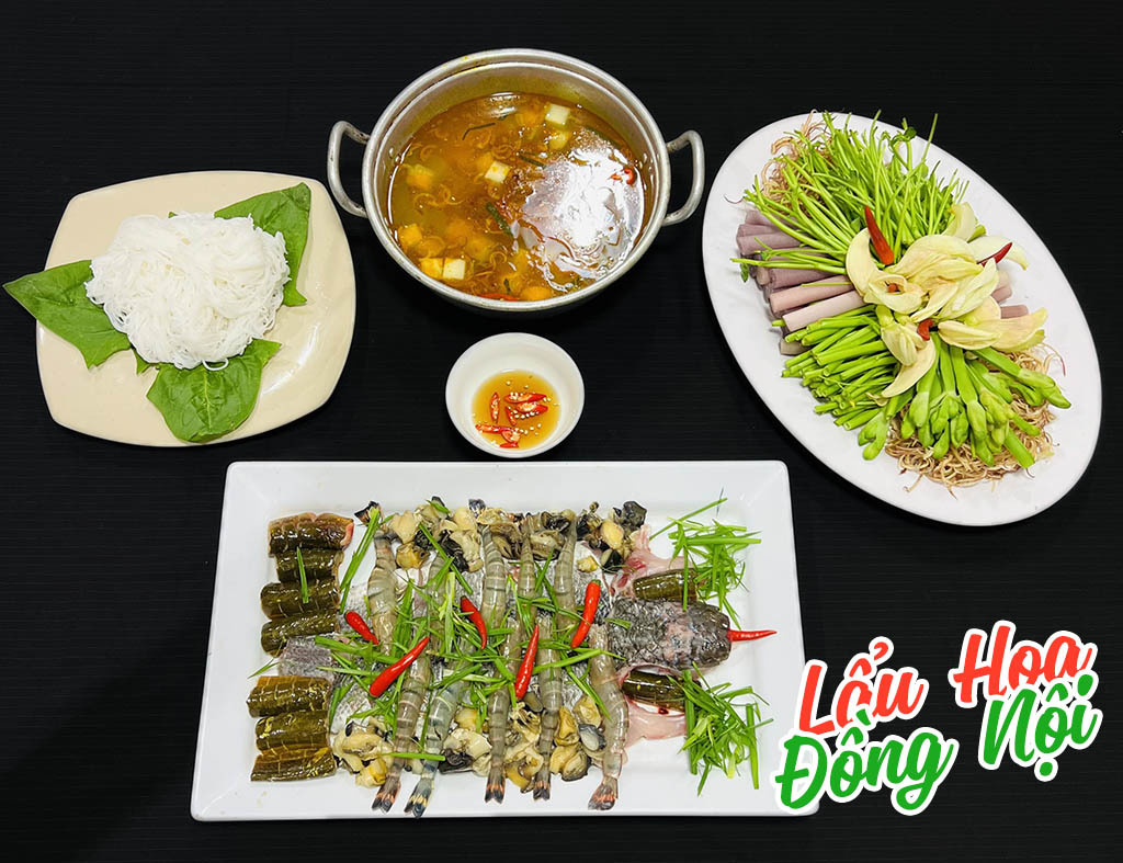 Workshop Học Làm Lẩu Hoa Đồng Nội + Lẩu Tôm (Kiểu Năm Ri - Tôm Chiên - Nước Lẩu Chua Ngọt) PVN399