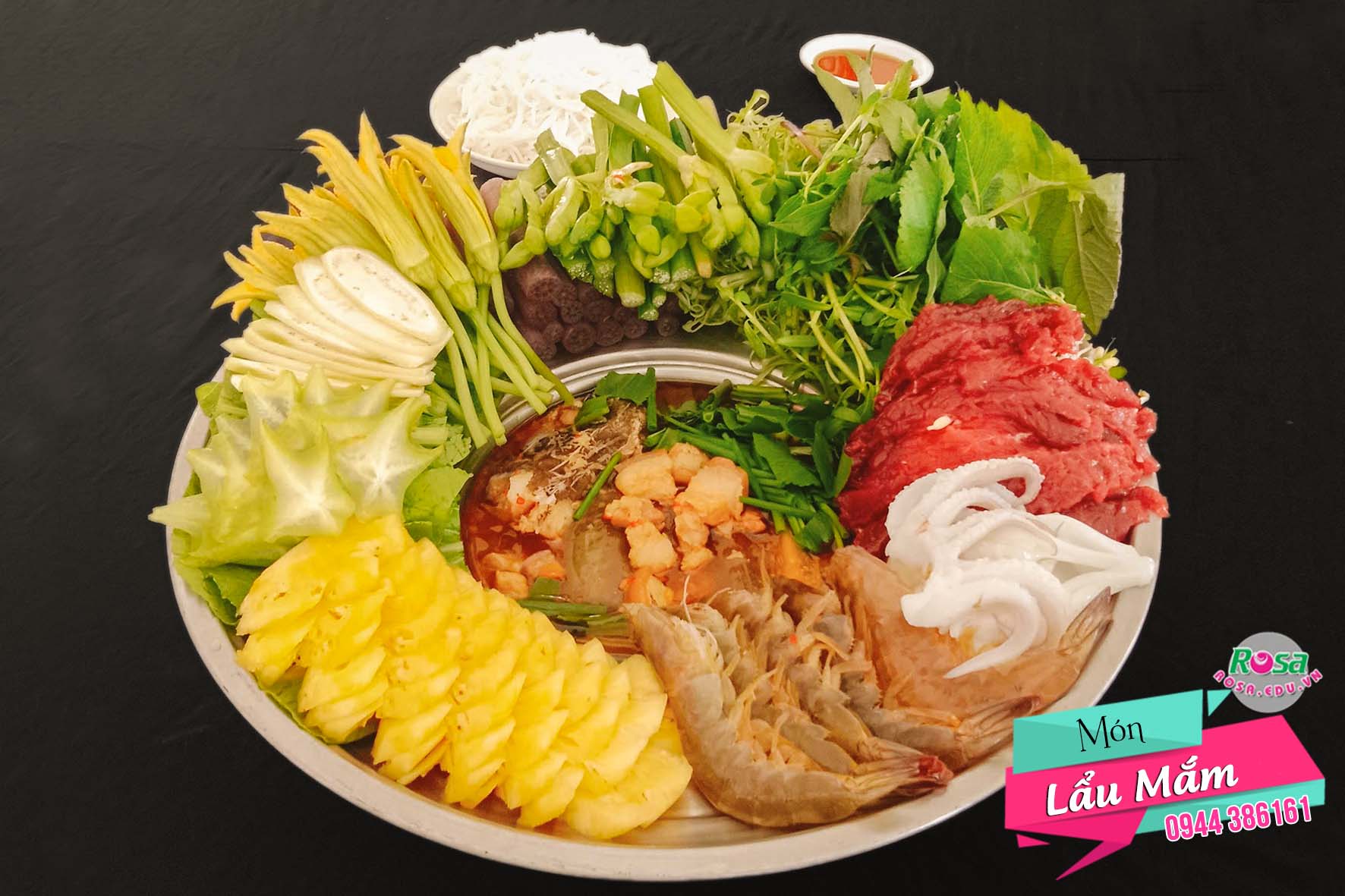 Công thức Học cách làm Bún Mắm - Lẩu Mắm Miền Tây (Cà tím, cà cá, ớt cá, đậu bắp cá, mắm me, ớt sa tế) PVN1403