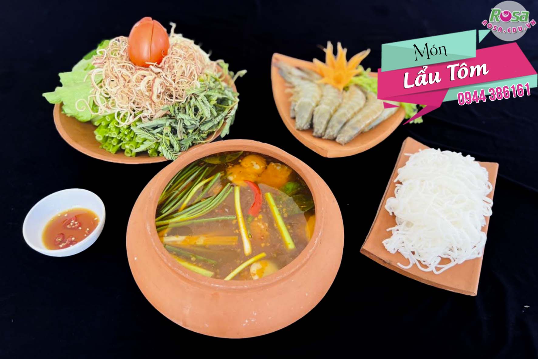 Workshop Học Làm Lẩu Hoa Đồng Nội + Lẩu Tôm (Kiểu Năm Ri - Tôm Chiên - Nước Lẩu Chua Ngọt) PVN399