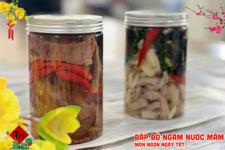 Workshop Học Làm Bắp Bò Ngâm Mắm , Bao Tử Ngâm Tiêu Xanh - Dưa Món PVN1309