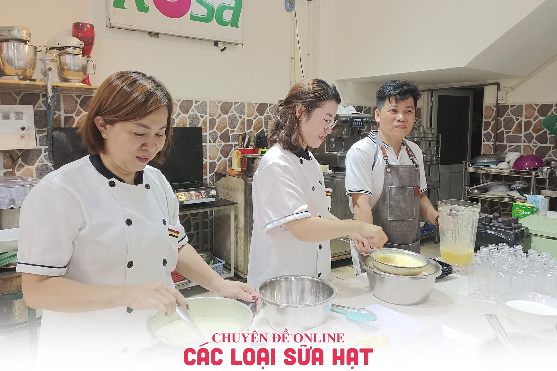 Chuyên đề học NẤU CÁC LOẠI SỮA HẠT (Sữa healthy) - Thích hợp kinh doanh và người ăn chay PVN1451