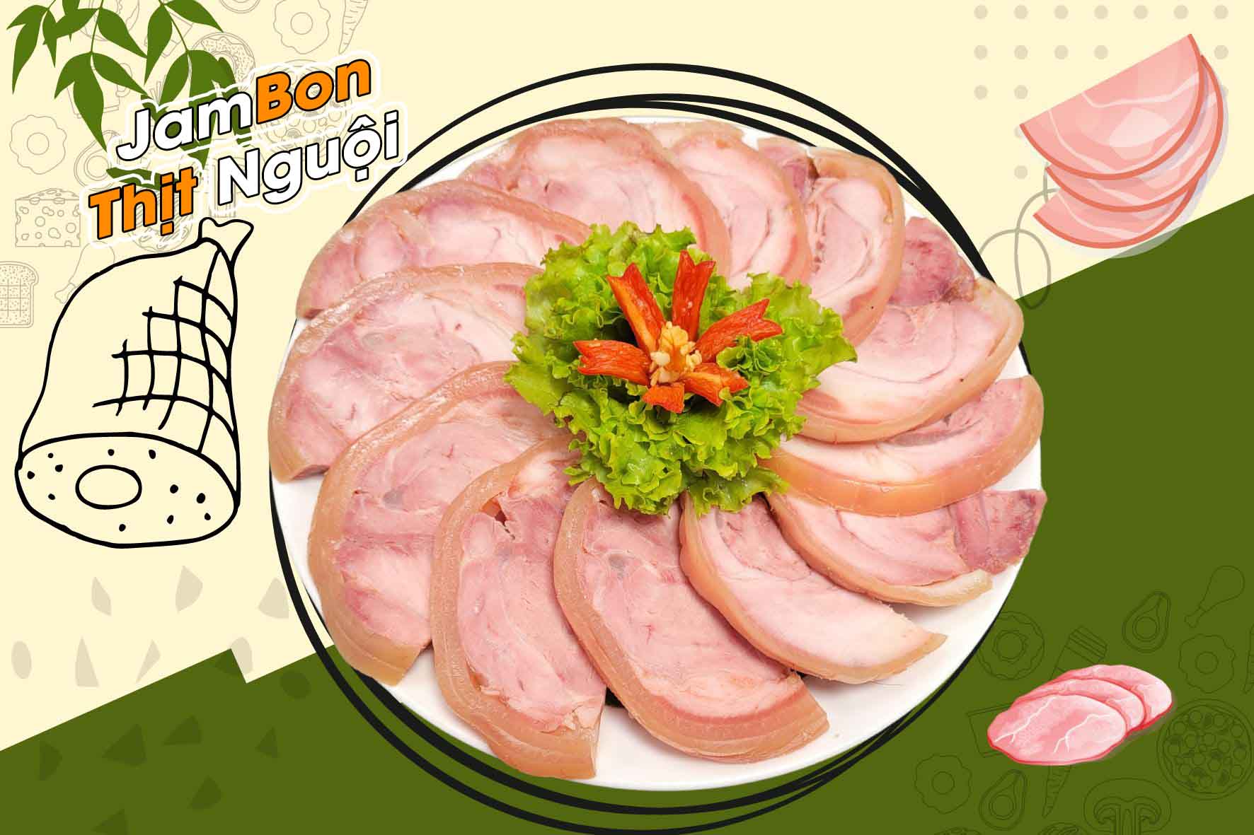 Công Thức Học làm Thịt Nguội Bong Bóng Heo Thơm Ngon Đậm Đà Mở Quán Kinh Doanh PVN822