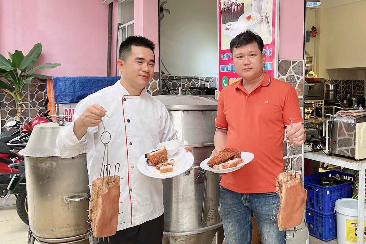 Chuyên đề học làm BA CHỈ QUAY QUẢNG ĐÔNG (Siu Yuk) - Bí quyết da phồng giòn, thịt mềm ngọt, kinh doanh hiệu quả