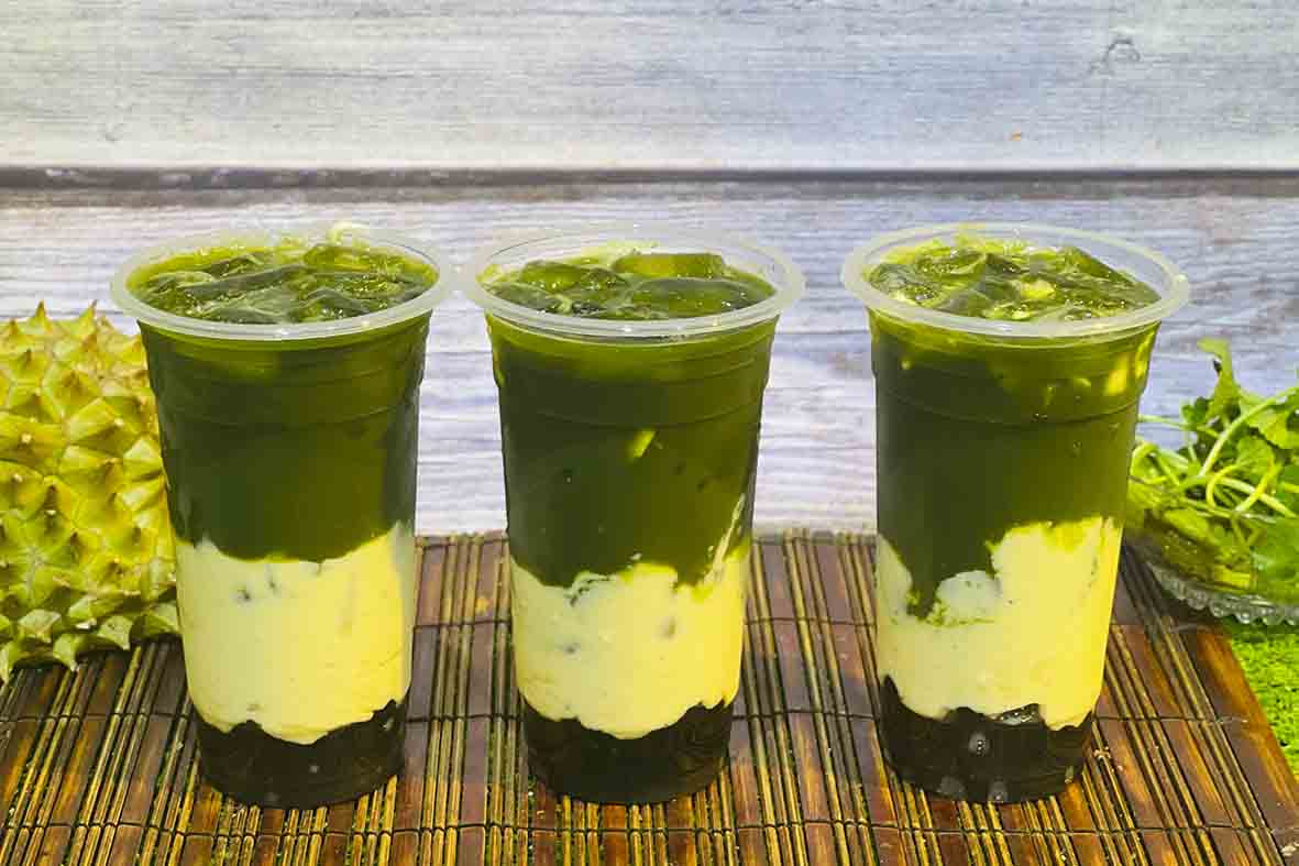 Chuyên đề pha chế thức uống từ RAU MÁ (Rau má đậu xanh, sầu riêng, sữa dừa, bí đỏ,...)