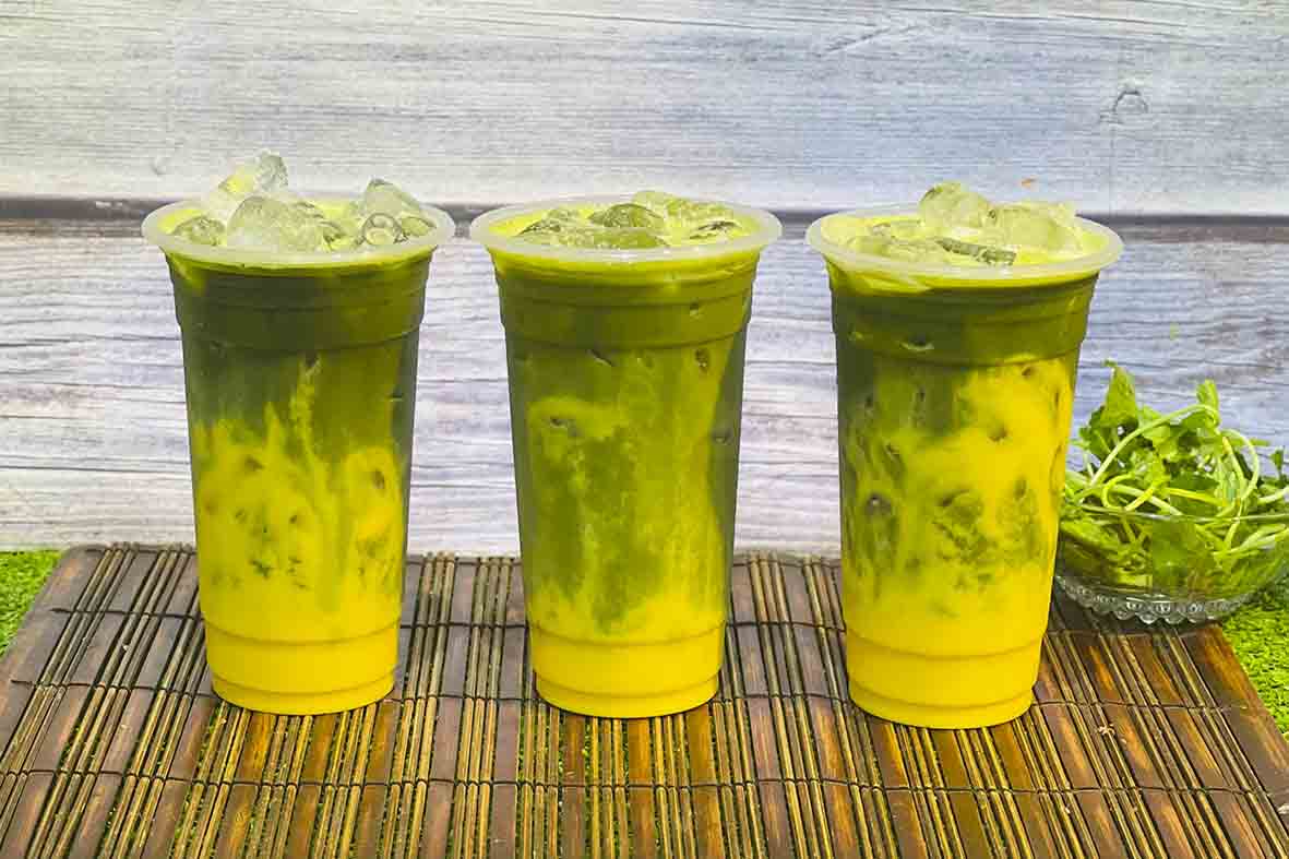 Chuyên đề pha chế thức uống từ RAU MÁ (Rau má đậu xanh, sầu riêng, sữa dừa, bí đỏ,...)