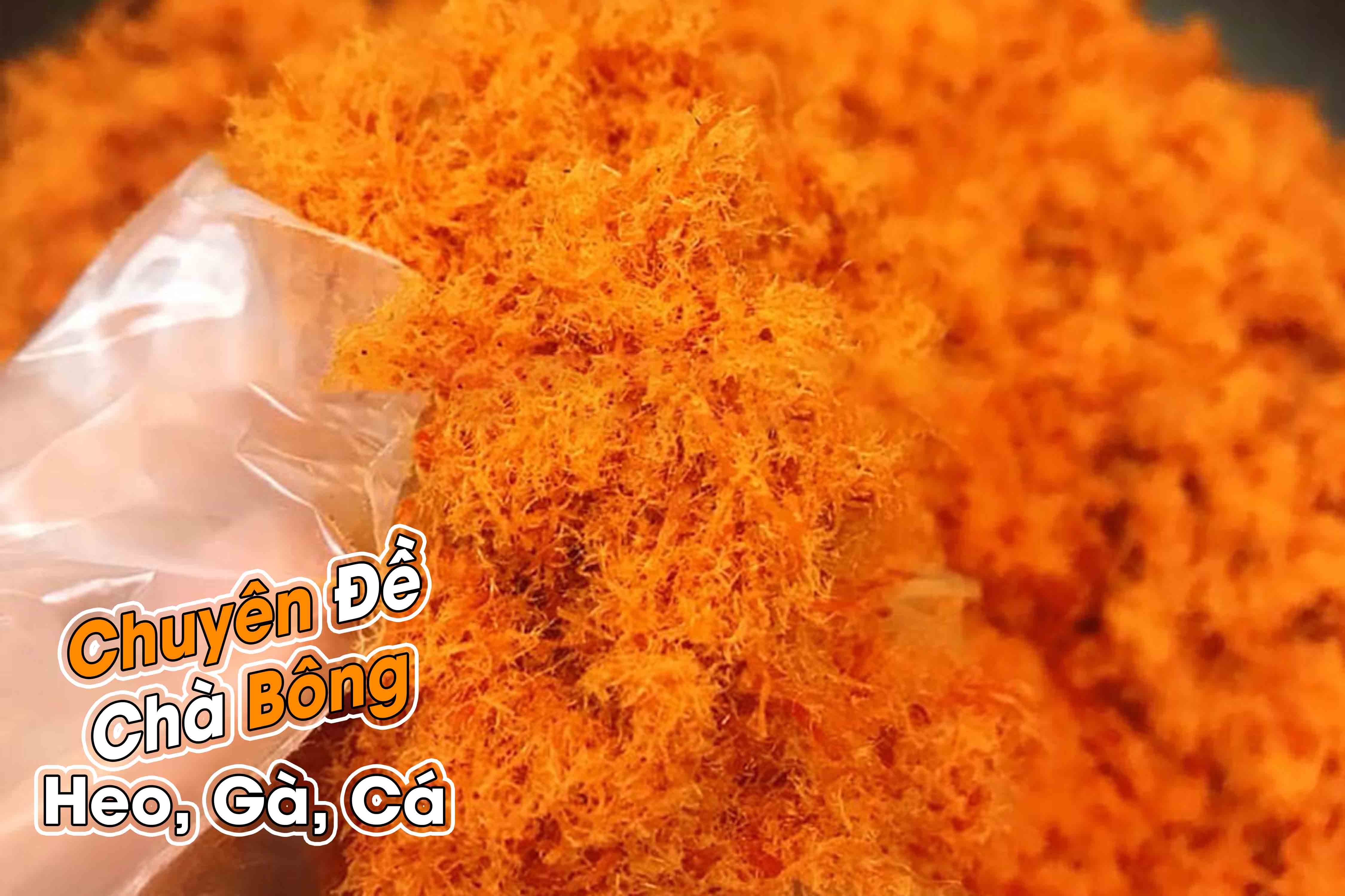 Chuyên đề học làm Chà bông (Ruốc): Chà bông heo cổ điển, chà bông cay Đài Loan... Kinh Doanh PVN634