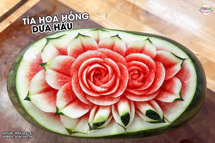 Workshop Học Tỉa Hoa Hồng Dưa Hấu PVN1021