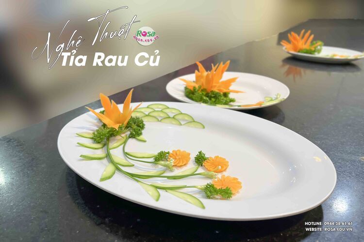 Workshop Giới Thiệu Về Nghề Cắt Tỉa, Tỉa Hoa Xiên, Hoa Ly Cà Rốt – Trang Trí Vành Dĩa PVN1016