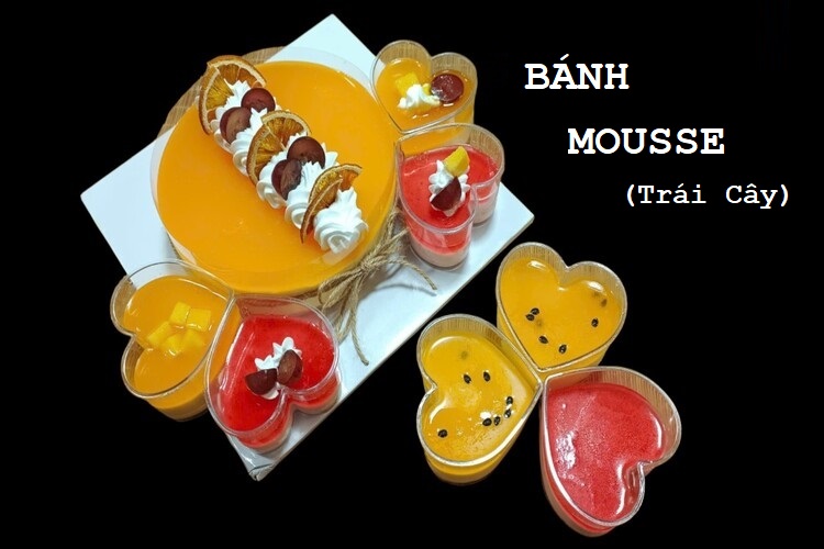 Workshop Học Bánh Mousse Chanh Dây - Dâu - Xoài PVN746